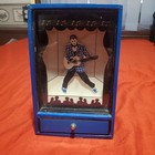 Vintage Elvis Presley Windup Dancing Music Box Jewelry Storage