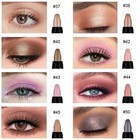 8pcs Cream Eye Shadow Sticks Set  Matte Shimmer Eyeliner Pencil Eyeshadow Palett