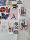 Vintage Mixed Lot Iron On Patches Alaska Souvenir Travel Wildlife Applique 35