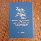 History Genealogy John   Peter Hare Moore County Nc Hair Haire Harr  1009 Pages