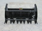 72  Brush Root Rake Clam Grapple Attachment Fits Skid Steer Tractor Quick Attach