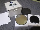 Swarovski 3 Piece Display Stand Black Crystal Disney Mickey Mouse W  Box