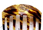 Victorian  Faux Tortoise Victorian Hair Comb  -  No Us Import Fees