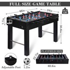 4ft Furniture Foosball Soccer Table Arcade Game Room Kid Adult Cup Holders Multi