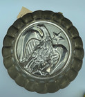 Vtg American Copper Ware Eagle Jello Mold Usa Maga Tin Decor Farmhouse 7  Round