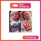 Funny Pacifier For Baby  Buck Tooth Pacifier Fake Big Teeth Soft Pacifiers With
