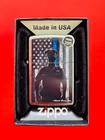 Zippo American Police blue Line American Flag black Windproof Lighter New In Box