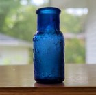 Antique Cobalt Blue Bim Bromo Seltzer Bottle    baltimore  Md    Bottle  24 Maryland
