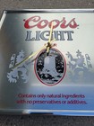 Coors Light Beer Metal Clock Man Cave Decor Bar Sign Garage Wall Clock