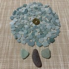 Genuine Sea Glass Surf-tumbled  Good Quality From Japan Blue Set