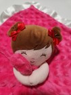 Baby Starters Berry Sweet Doll Pink Security Blanket Plush Lovey Minty Satin
