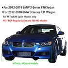 Integrated Design Front Bumper Lip Splitter For 2012-2019 Bmw 3-series F30