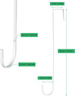 15 Inch Wreath Hangers For Front Door Wreath Doors Hangers Steel Material
