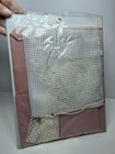 Victorian Rose Lace Net Darning 14in Ruffle Pillow  kit Sealed Vogart Crafts 2526