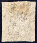 Gb Qv 1840 1d Penny Black Plate 8  Ik  4 Good Margins  Fine Used With Black Mc 