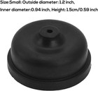 10 Pcs Black Aquarium Diaphragm Air Pump Accessories Epdm Rubber Oxygen 