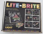 Life Brite 214 Pegs Magic Screen Retro Style  Kids Toy Fun Light Bright Game Set