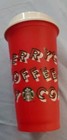 Starbucks 2019 Limited Holiday Merry Red Reusable Hot Cup Grande 16oz Christmas