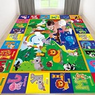Soft Non-toxic Baby Play Mat With Abc Alphabet - Foldable Crawling Mat For