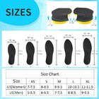 Supination Insoles For Correct Standing Posture Orthotic Inserts Black Size Xl