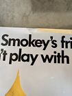 Vintage Smokey The Bear Poster Original 1970s 18 5    X 13    Forest Service