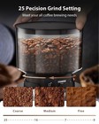 Aromaster Burr Coffee Grinder  Coffee Bean Grinder With 25 Grind Setting