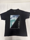 O neill Men s Short Sleeve Solid Print Beach Casual T-shirt Size Large L Black