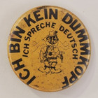 Vintage Ich Bin Kein Dummkopf Ich Lerne Deutch Pinback Button