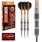 Steel Tip Dart Set 24g 90 Percent Tungsten 3 Darts Flights Shafts Black Orange