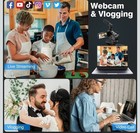 8k 64mp Camcorder Video Camera 18x Digital Zoom Youtube Vlogging Camera