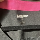 Nwot Scrub-star  Active Performance Black W Hot Pink Trim Womens Scrub Set - Sb1