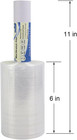 Clear Stretch Wrap 6   1000  Plastic Wrap Roll For Moving Shipping Wrap industria