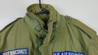 Us Air Force M-65 Field Jacket Mens M Patches Thrashed Strategic Air Command Vtg