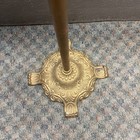 Vintage Brass Sheet Music Stand Ornate Adjustable Lyre Harp Shape Foot