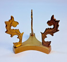 Vintage Brass Deco Stand Ornate Pedestal Base Victorian Holder Tripod Display