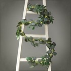 6 Ft Green Artificial Eucalyptus Leaf Garland String Lights Party Decorations