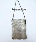 Antique 1850 Sterling Silver Calling Card Case Hallmarked Birmingham England