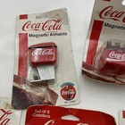 4 Vintage Coca-cola Coke Brand Magnets 1995 Coasters Sealed But Fair