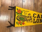 Rare Cal State Long Beach 1970 Football Felt Pennant 28 In Jr  College Rose Bowl