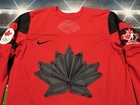 Team Canada Olympics Authentic Hockey Nike Jersey  Sz Medium Red Used