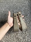 Vintage Western Americana Saddle Stirrups Antique