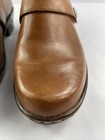 Klogs Loafers Women s F7 Brown 11 Clog Shoes Leather Hook Loop Comfort
