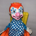 Vintage 1971 Mattel Jack In The Box Music Crank Clown Toy Plastic Read