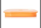 Shophq Orange 16c Collapsible Silicone Food Storage Casserole Oven Freezer Safe