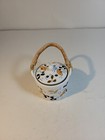 Schmid Bros Vintage Ceramic Easter Basket Tea Light Candle Holder 