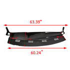 One Piece Molded Dash Cover For 02-05 Dodge Ram 1500 2500 3500 In Textured Black
