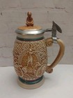 Vintage Avon Tribute To The Wild West Beer Mug Stein With Lid 1993
