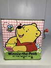 Vintage 1950 s Winnie The Pooh Metal tin Music Box -jack In The Box Working