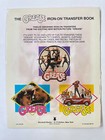 Vintage 1978 Grease 70 s Movie T-shirt Iron-on Book W 12 Transfers John Travolta