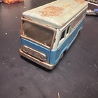 1960s Swiss Style Tin Ice Cream Truck Friction Toy Japan Vintage